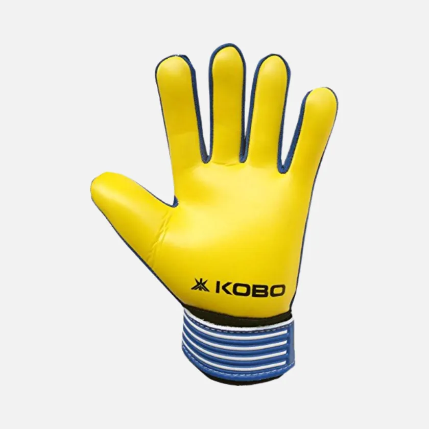 Kobo Elite Pro Football/Soccer Goal Keeper Practice Gloves -Yellow/Blue