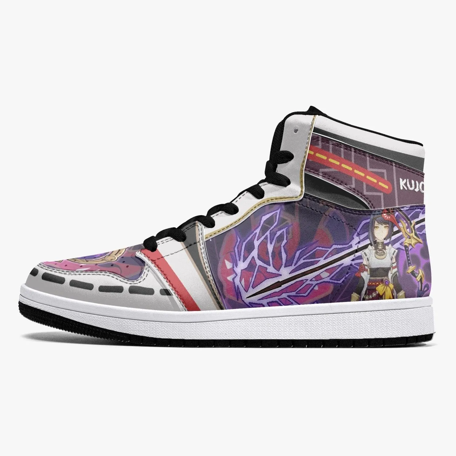 Kujou Sara Genshin Impact Mid 1 Basketball Shoes