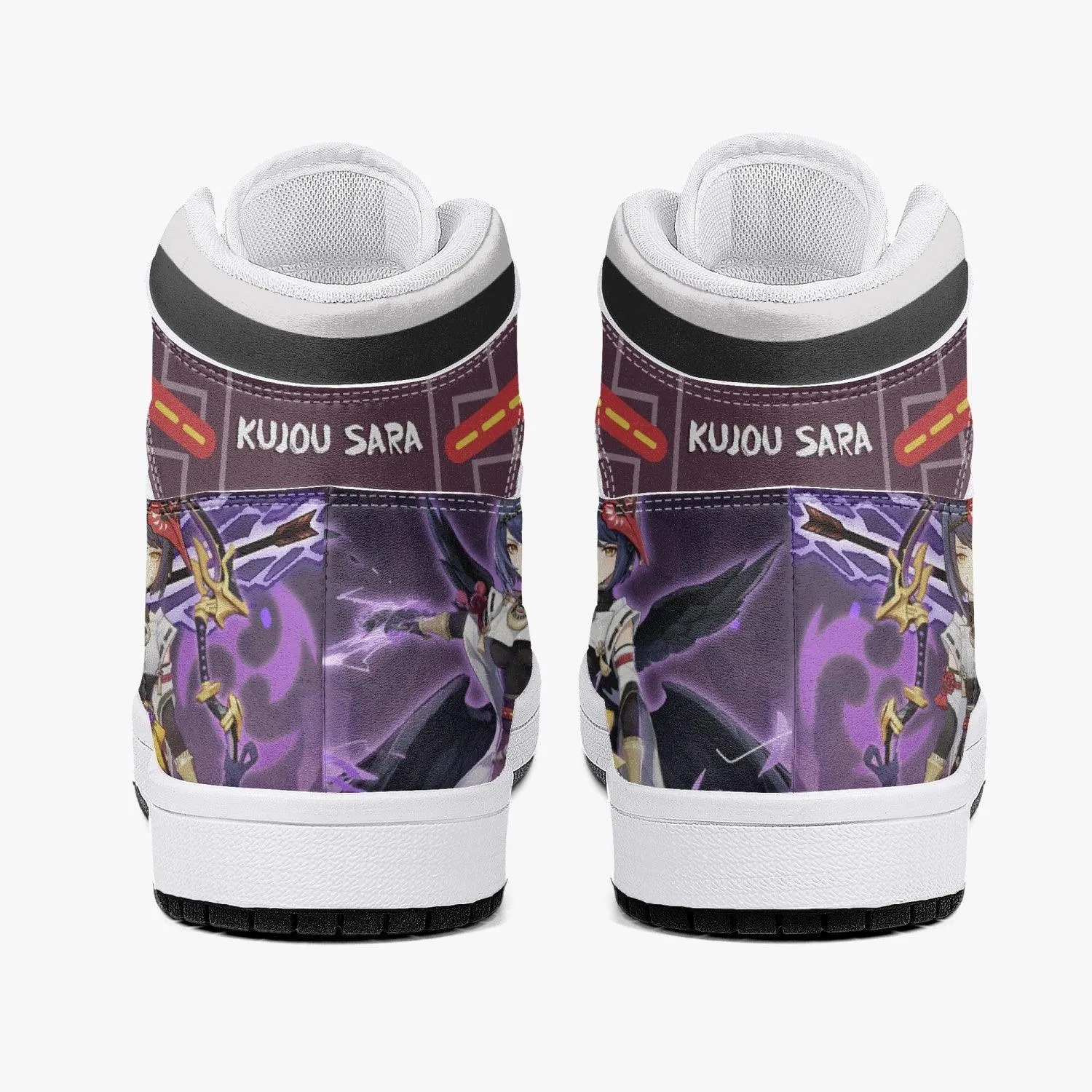 Kujou Sara Genshin Impact Mid 1 Basketball Shoes