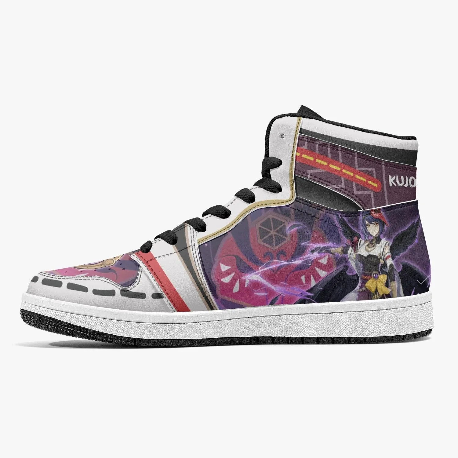 Kujou Sara Genshin Impact Mid 1 Basketball Shoes