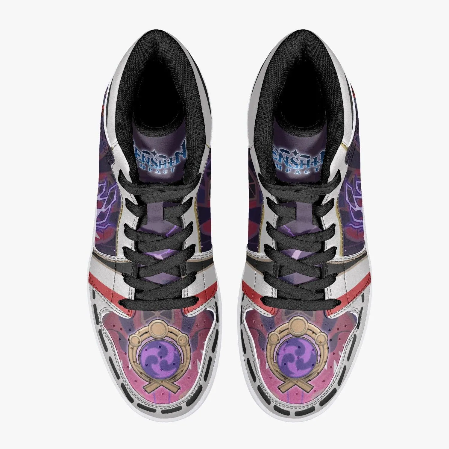Kujou Sara Genshin Impact Mid 1 Basketball Shoes