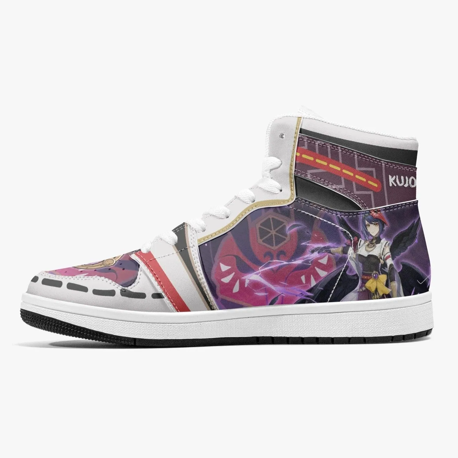 Kujou Sara Genshin Impact Mid 1 Basketball Shoes