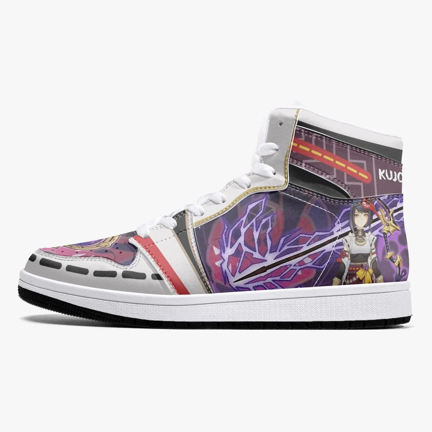 Kujou Sara Genshin Impact Mid 1 Basketball Shoes