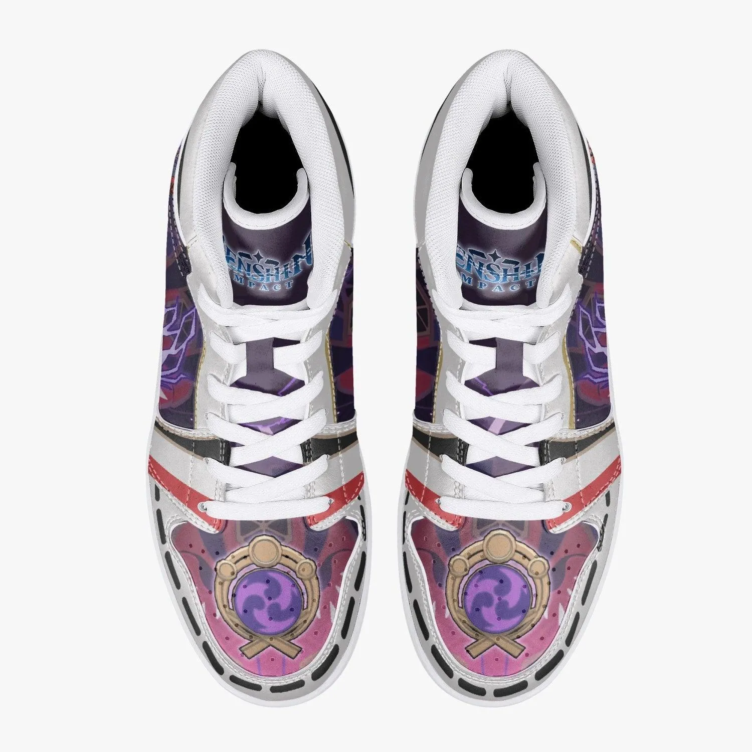 Kujou Sara Genshin Impact Mid 1 Basketball Shoes