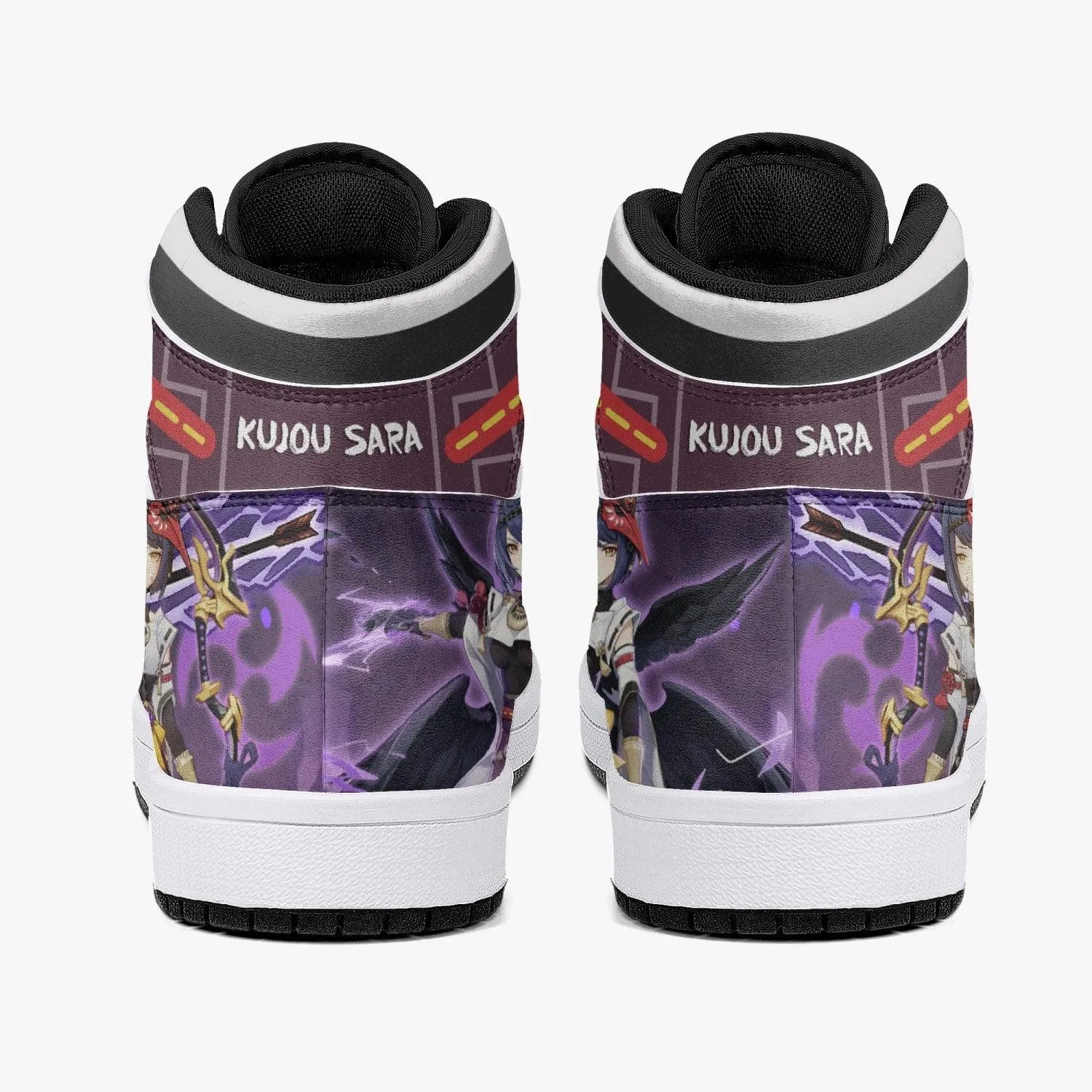 Kujou Sara Genshin Impact Mid 1 Basketball Shoes