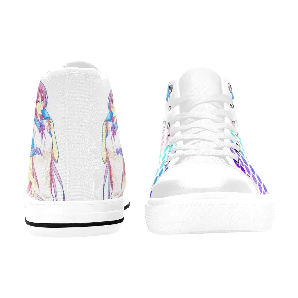 Kuroko Basketball Shoes High Tops Sneakers for Kids and Adults