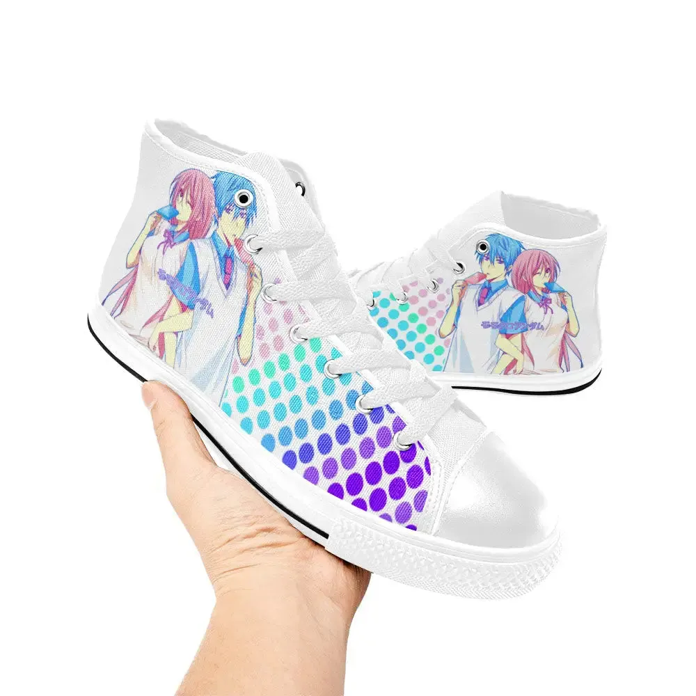 Kuroko Basketball Shoes High Tops Sneakers for Kids and Adults