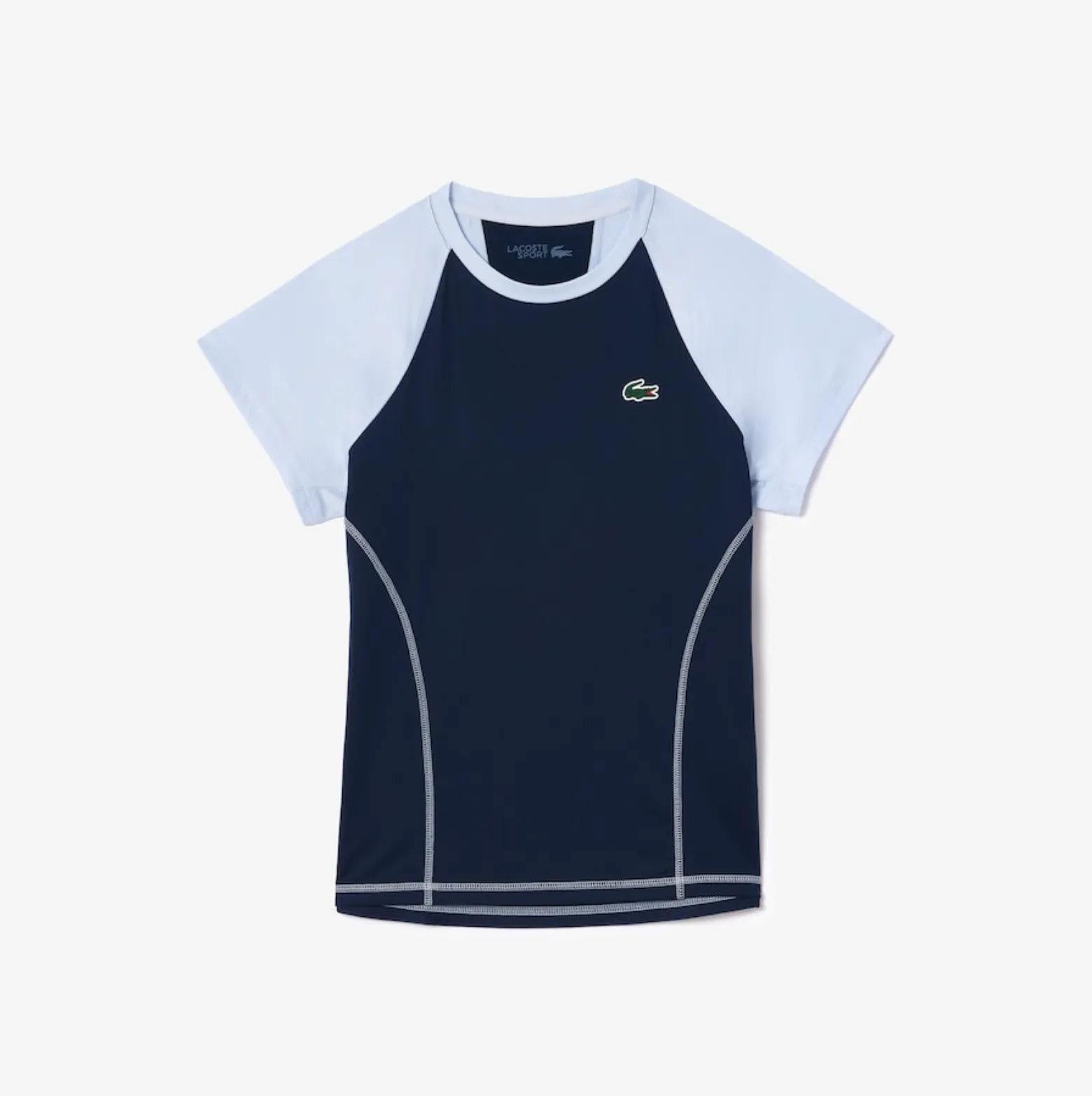 Lacoste Women's Slim Fit Ultra-Dry Sport Stretch T-shirt