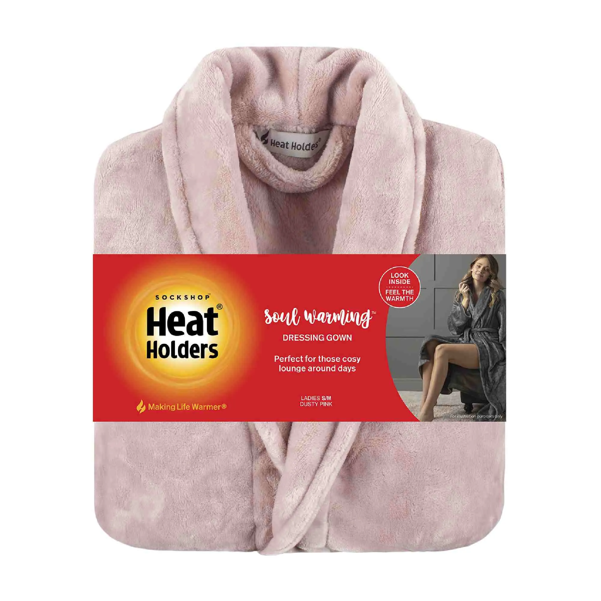 Ladies Soft Warm Luxury Fleece Dressing Gown