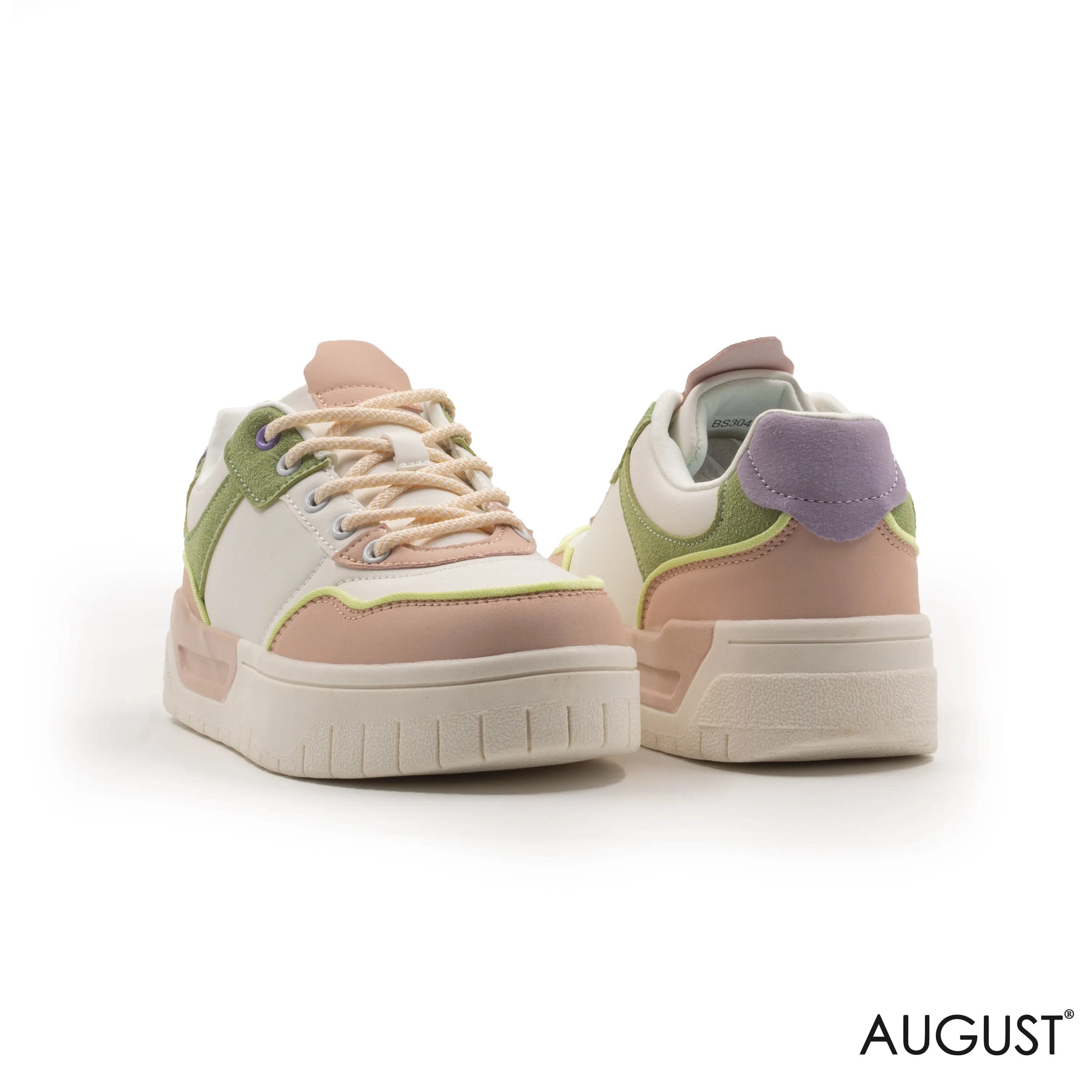LEATHER SHOES RUBBER SOLE ,FABRIC LACES