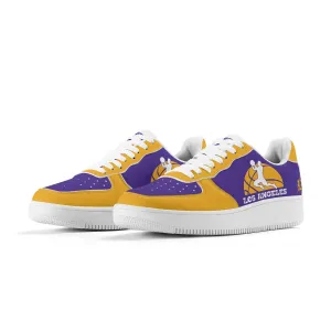 Los Angeles Basketball Sports Team Themed Shoes
