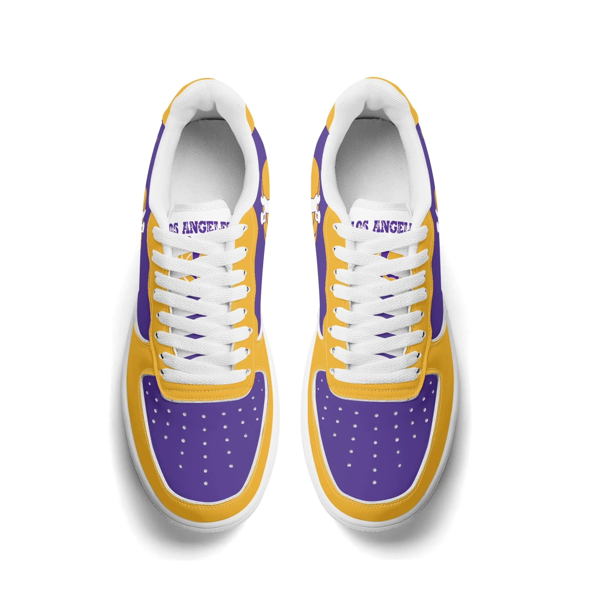 Los Angeles Basketball Sports Team Themed Shoes