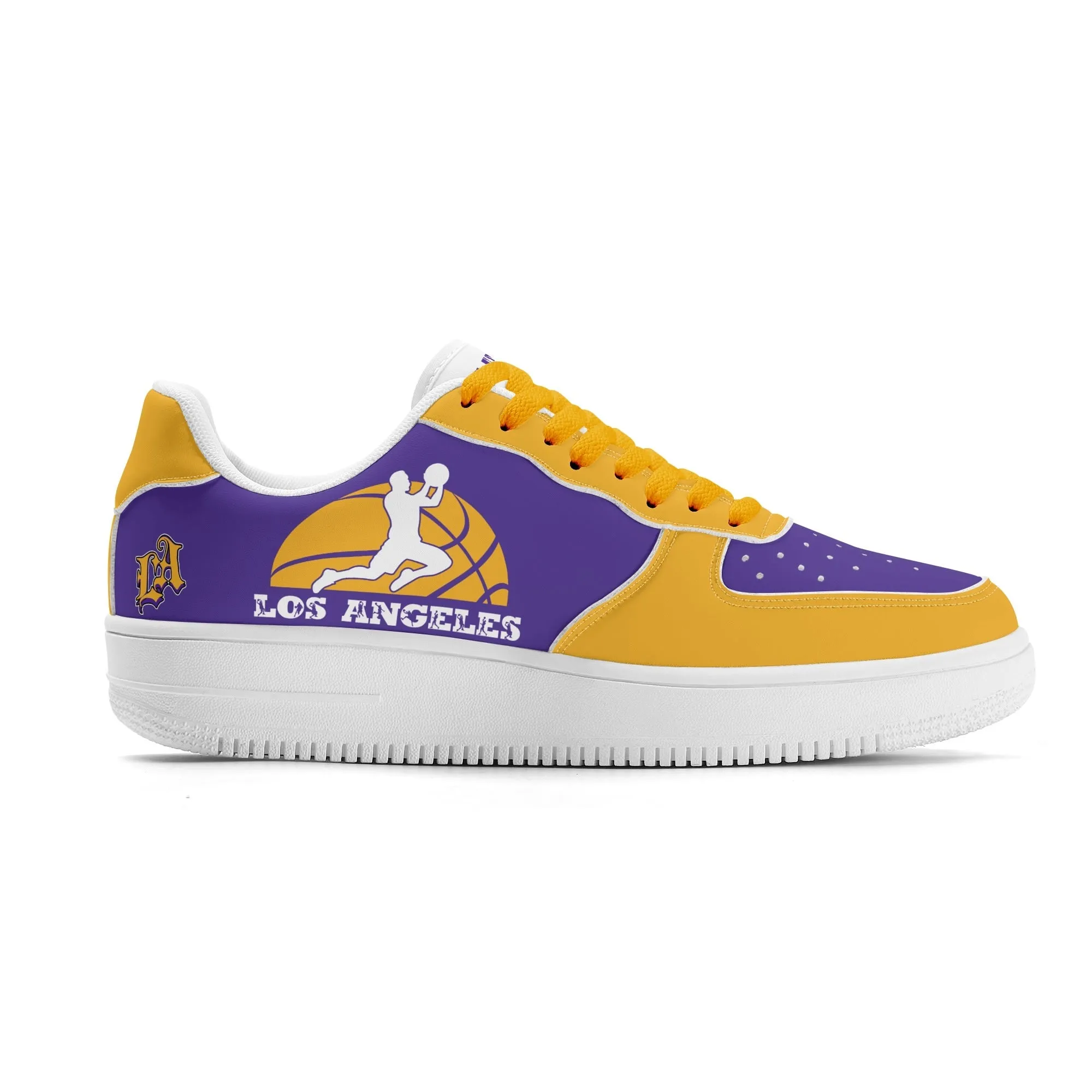 Los Angeles Basketball Sports Team Themed Shoes