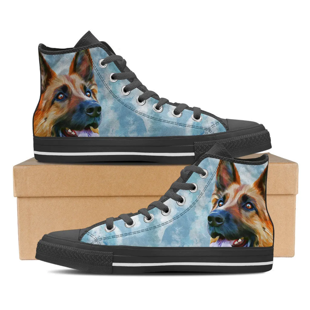 Loyal Shephard Womens High Top Shoe (Black)