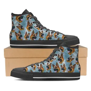 Loyal Shephards Mens High Top Shoe (Black)