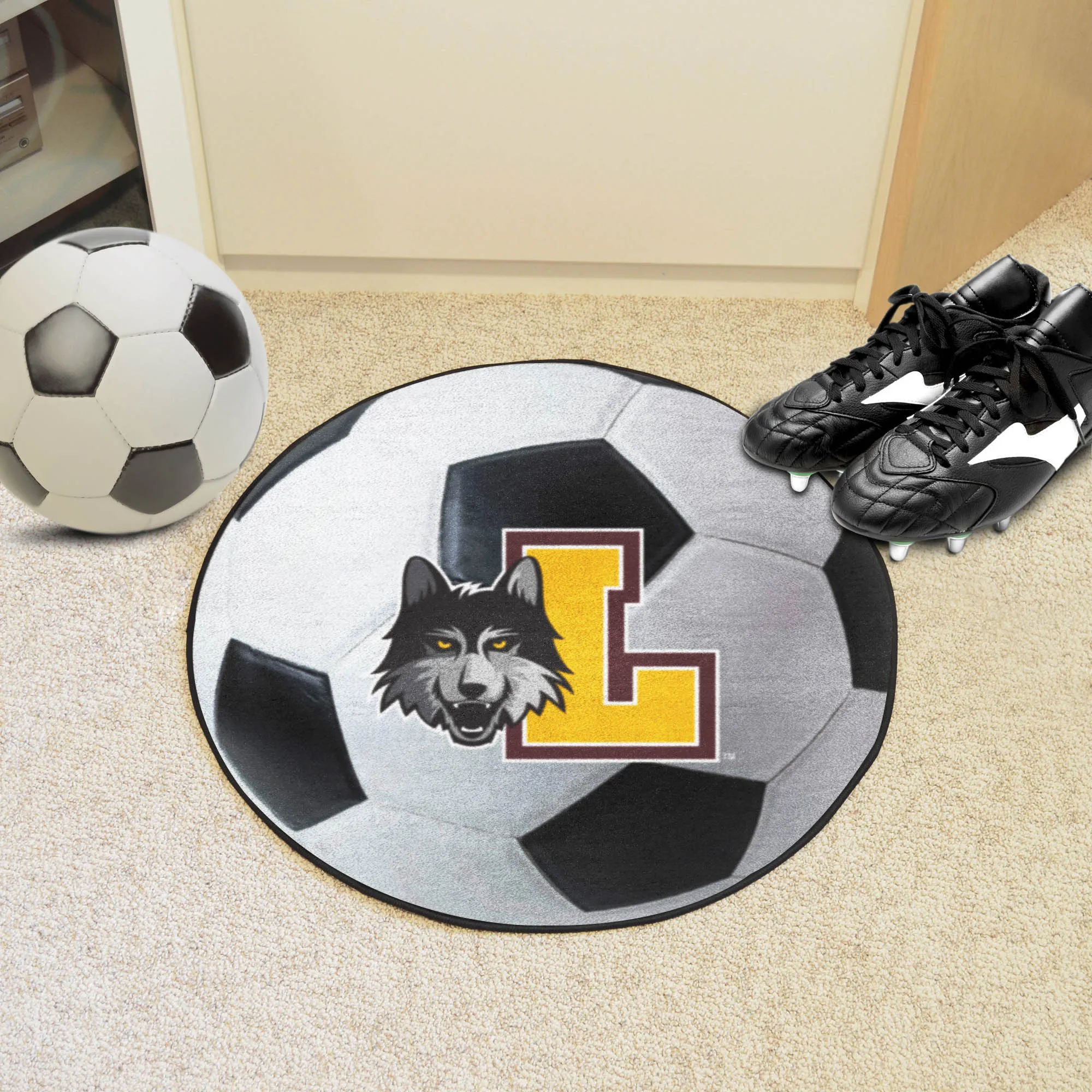 Loyola University Chicago Soccer Ball Mat