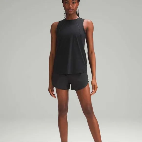 Lululemon 2023 Fast and Free Reflective High-Rise Classic-Fit Shorts 3&quot; Black