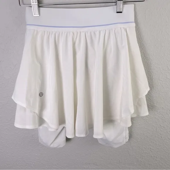 Lululemon Court Rival High-Rise Tennis Skirt in White | Size Women’s 4