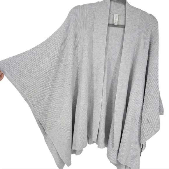 Lululemon Dream Weaver Wrap Cardigan Sweater Boolux Bamboo Tencel Cashmere