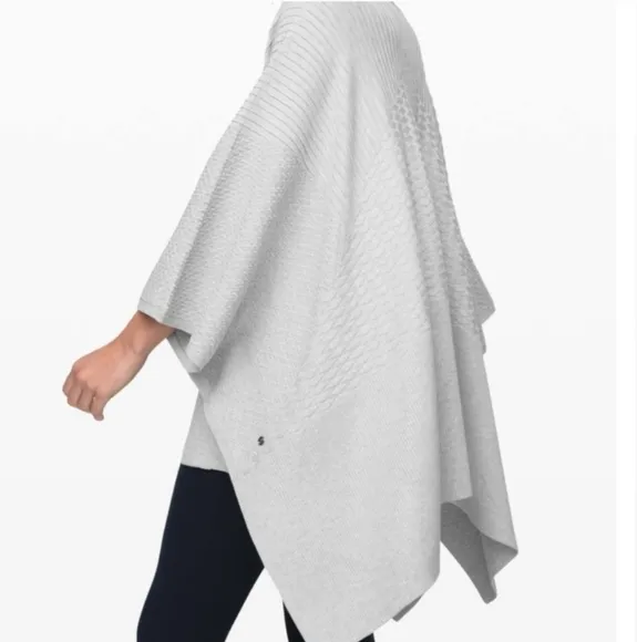 Lululemon Dream Weaver Wrap Cardigan Sweater Boolux Bamboo Tencel Cashmere