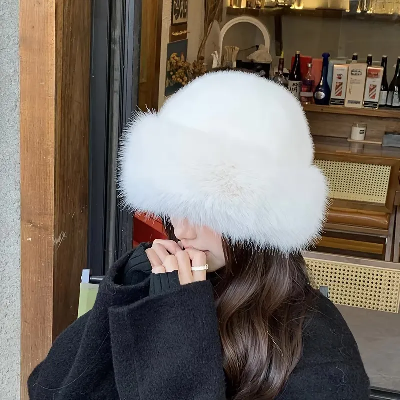Luxe Winter Furry Beanie | Soft & Stylish Cold-Weather Essential