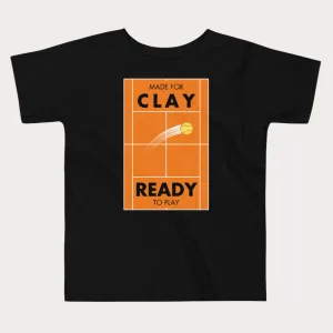 Made for Clay, Ready to Play Tennis T-Shirt - Toddler