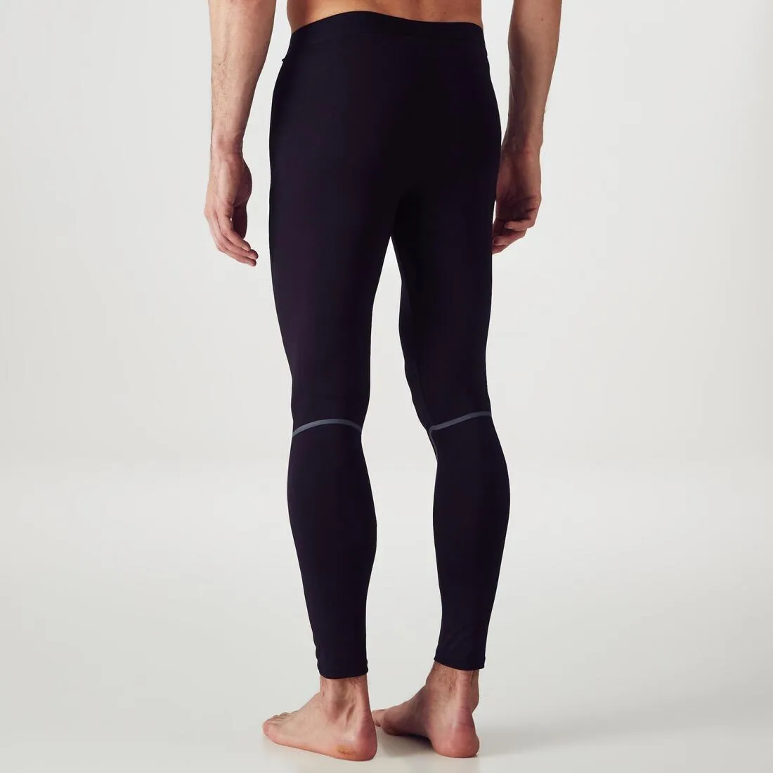 Mens cold weather football tights, black