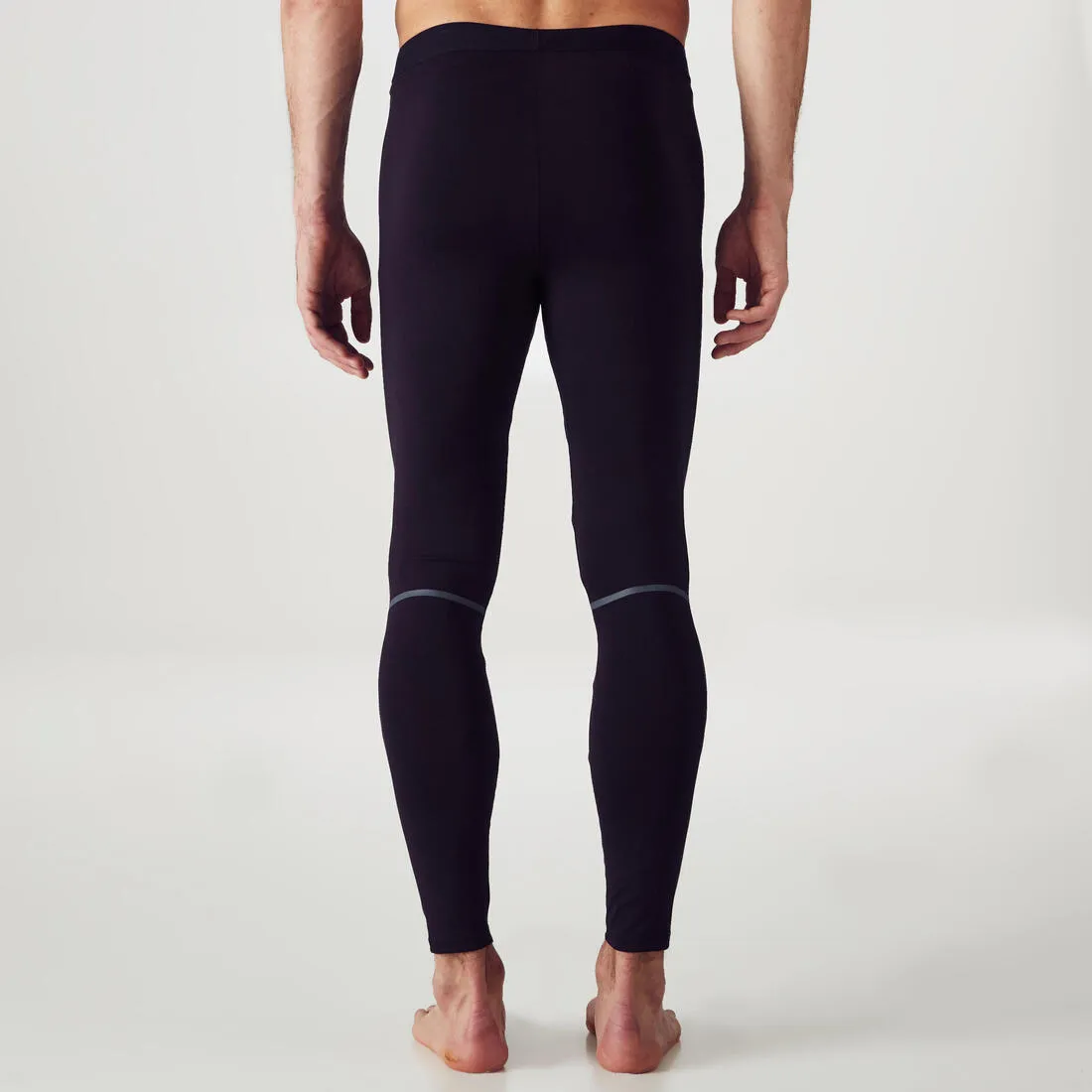 Mens cold weather football tights, black