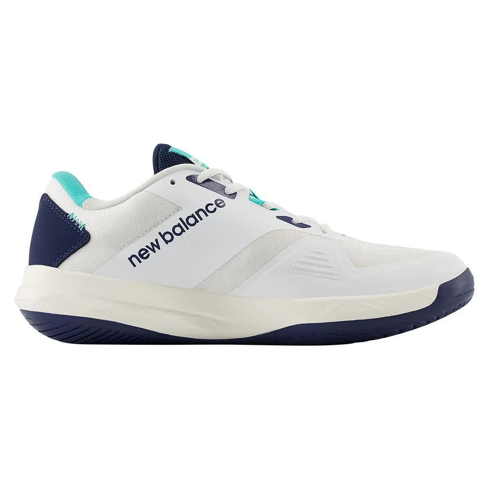Men`s FuelCell 796v4 D Width Tennis Shoes White and Navy