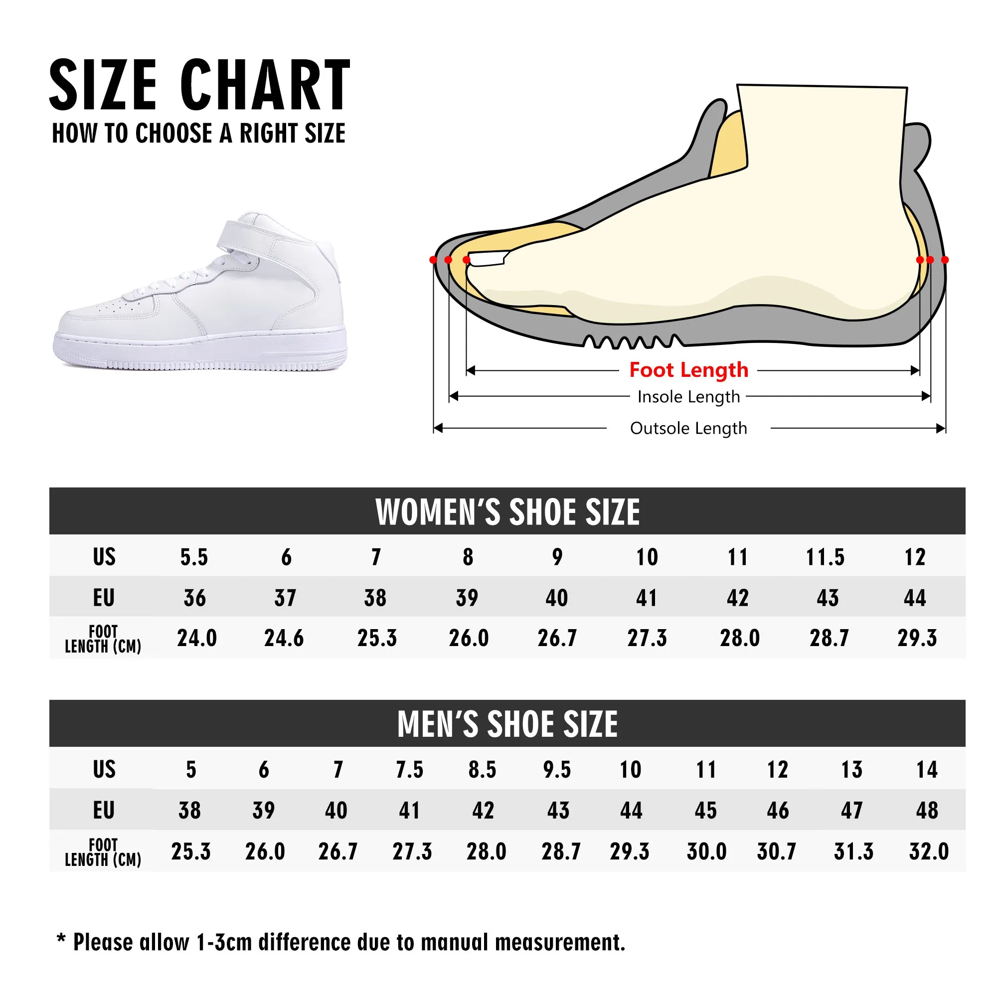 Men's High Top Leather Sneakers