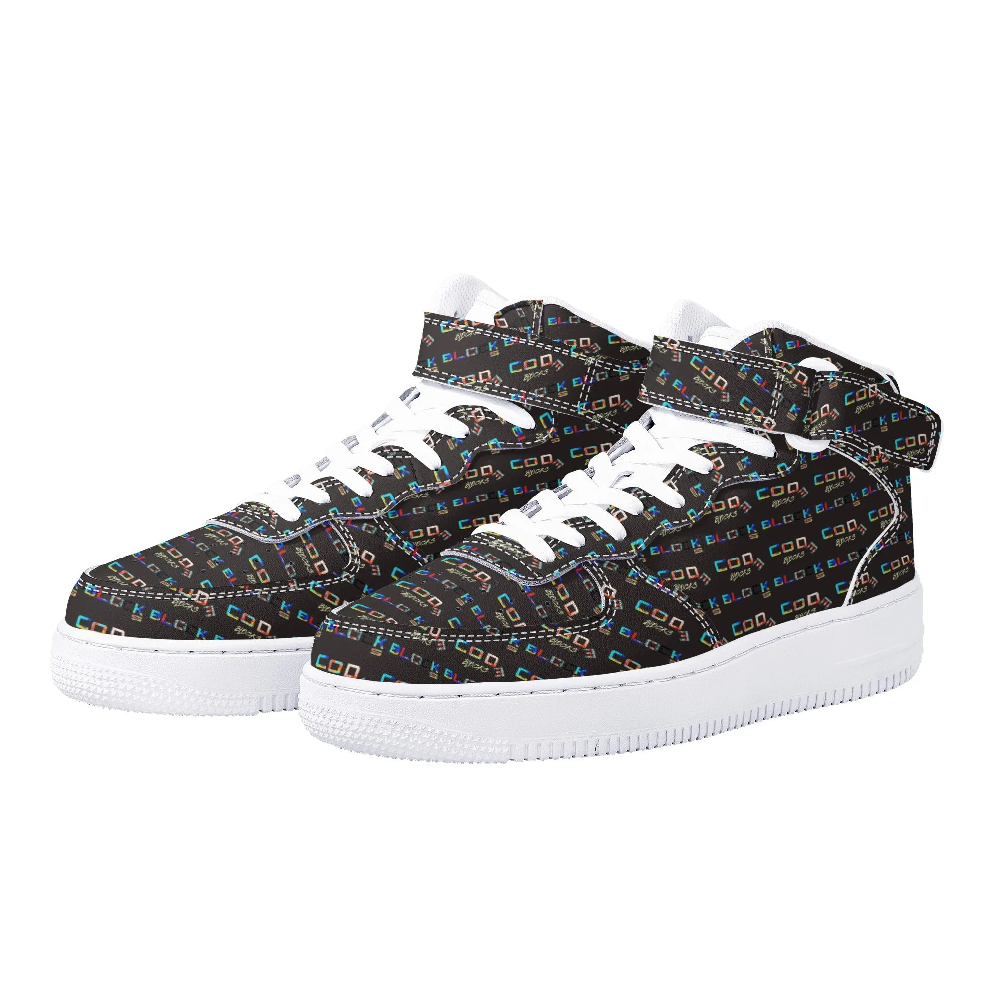 Men's High Top Leather Sneakers