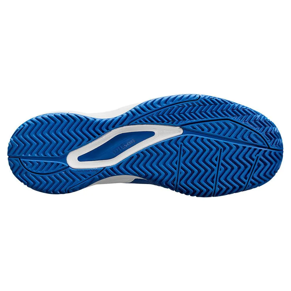 Men`s Rush Pro Ace Tennis Shoes Deja Vu Blue and White