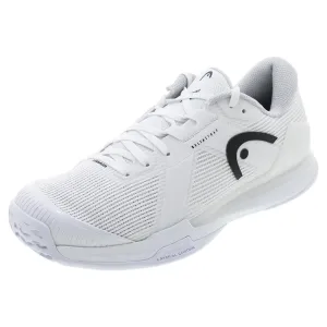 Men`s Sprint Pro 4.0 Wide Tennis Shoes White and Black
