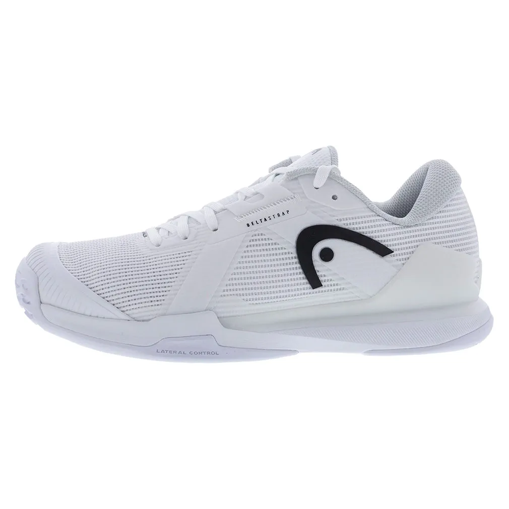 Men`s Sprint Pro 4.0 Wide Tennis Shoes White and Black