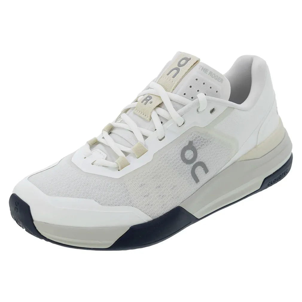 Men`s THE ROGER Advantage Pro Clay Tennis Shoes White and Cream