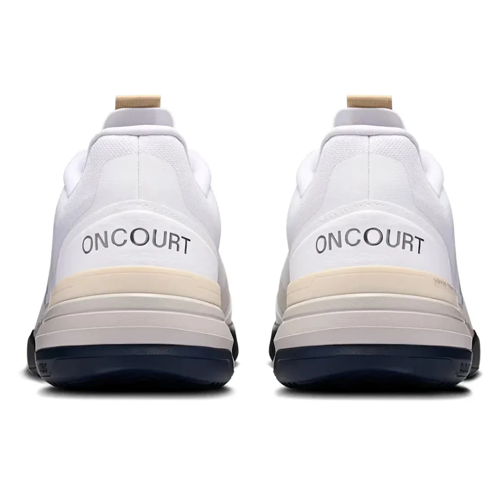 Men`s THE ROGER Advantage Pro Clay Tennis Shoes White and Cream