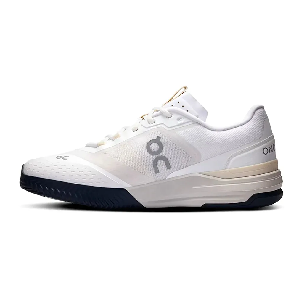 Men`s THE ROGER Advantage Pro Clay Tennis Shoes White and Cream