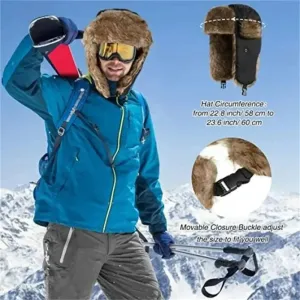 Men's Winter Trapper Hat – Warm Waterproof Bomber Cap