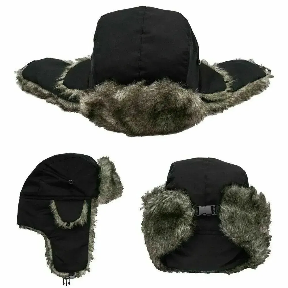 Men's Winter Trapper Hat – Warm Waterproof Bomber Cap