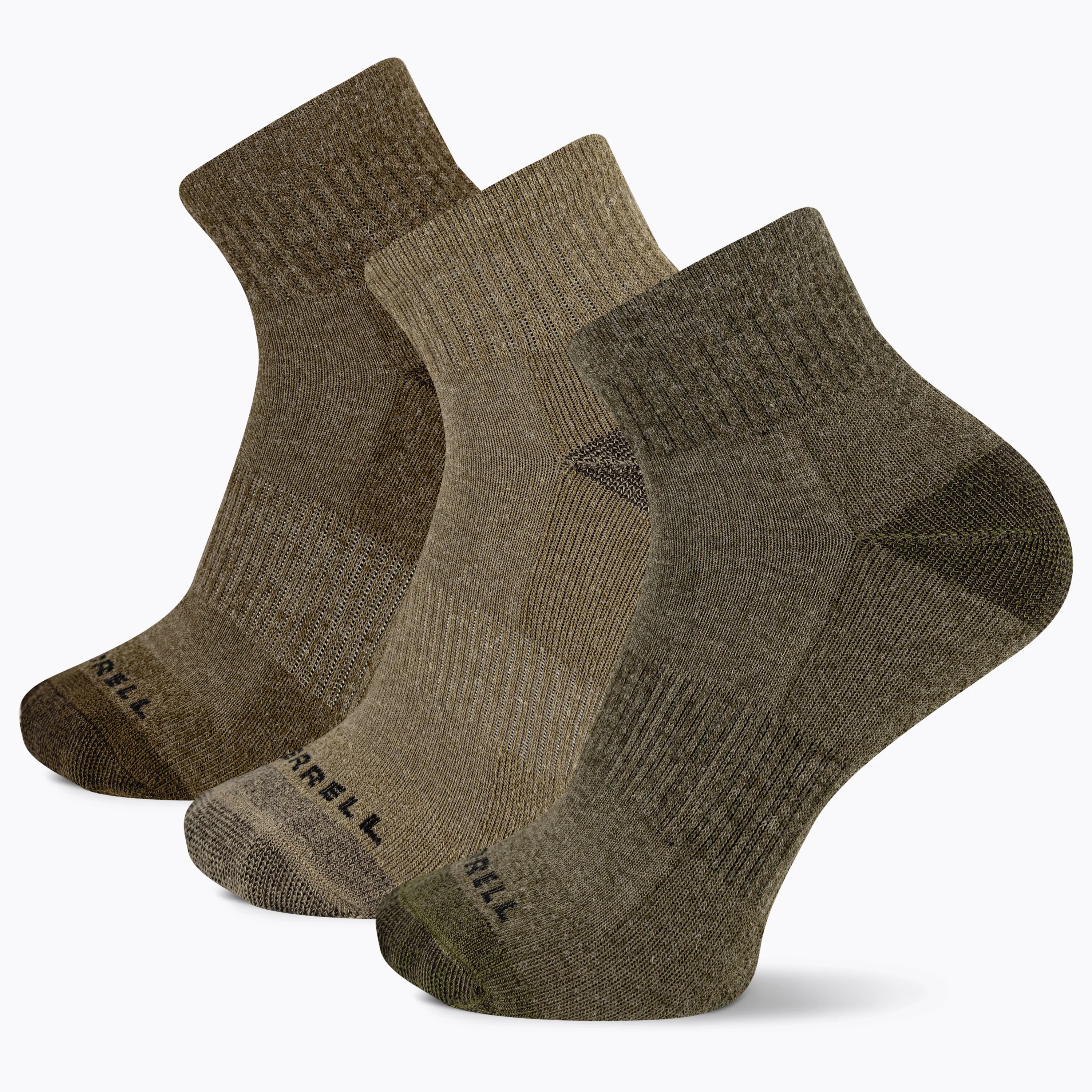 Merrell Wool Everyday Ankle Sock - Cold Weather Comfort 3 Pair Pack