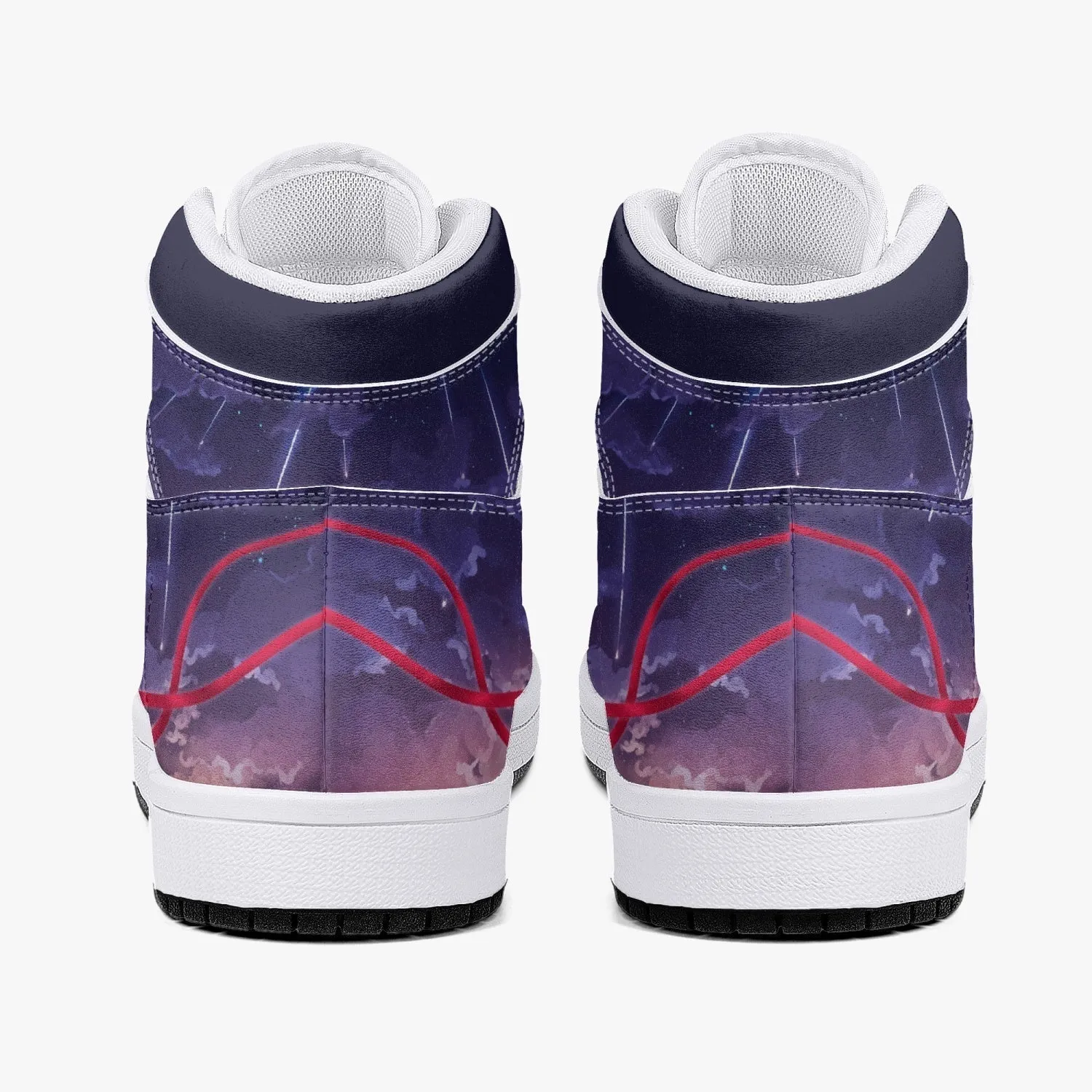 Mitsuha Miyamizu and Taki Tachibana Your Name Mid 1 Basketball Shoes