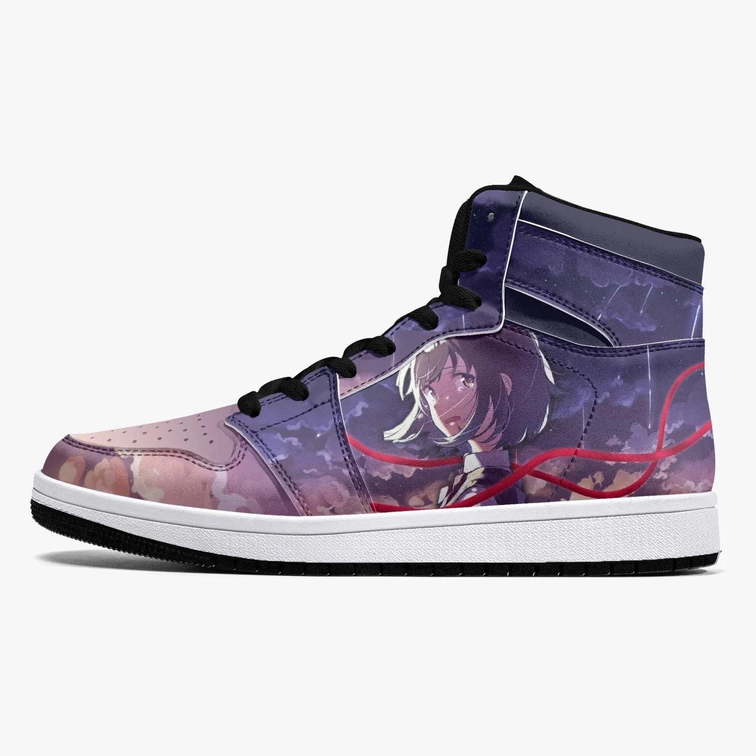 Mitsuha Miyamizu and Taki Tachibana Your Name Mid 1 Basketball Shoes