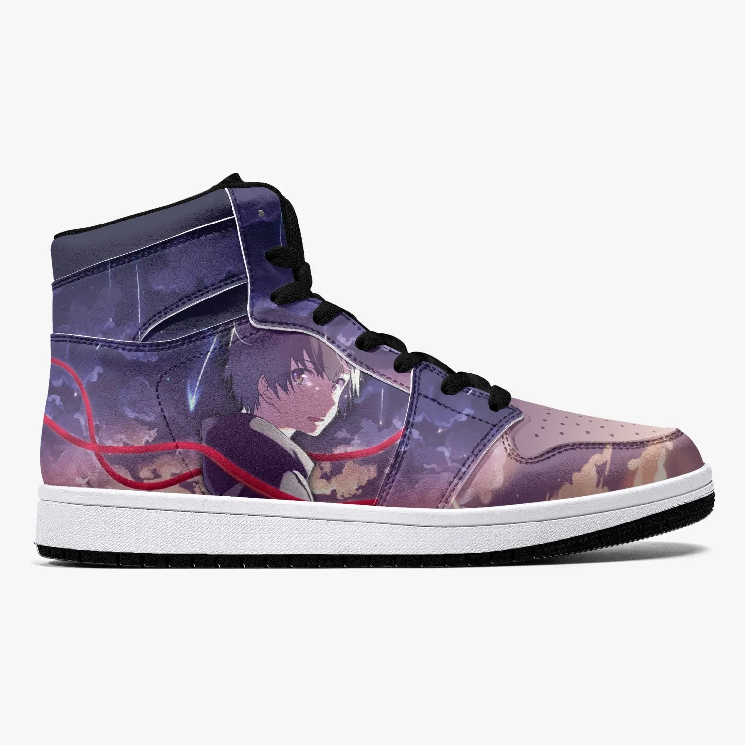 Mitsuha Miyamizu and Taki Tachibana Your Name Mid 1 Basketball Shoes