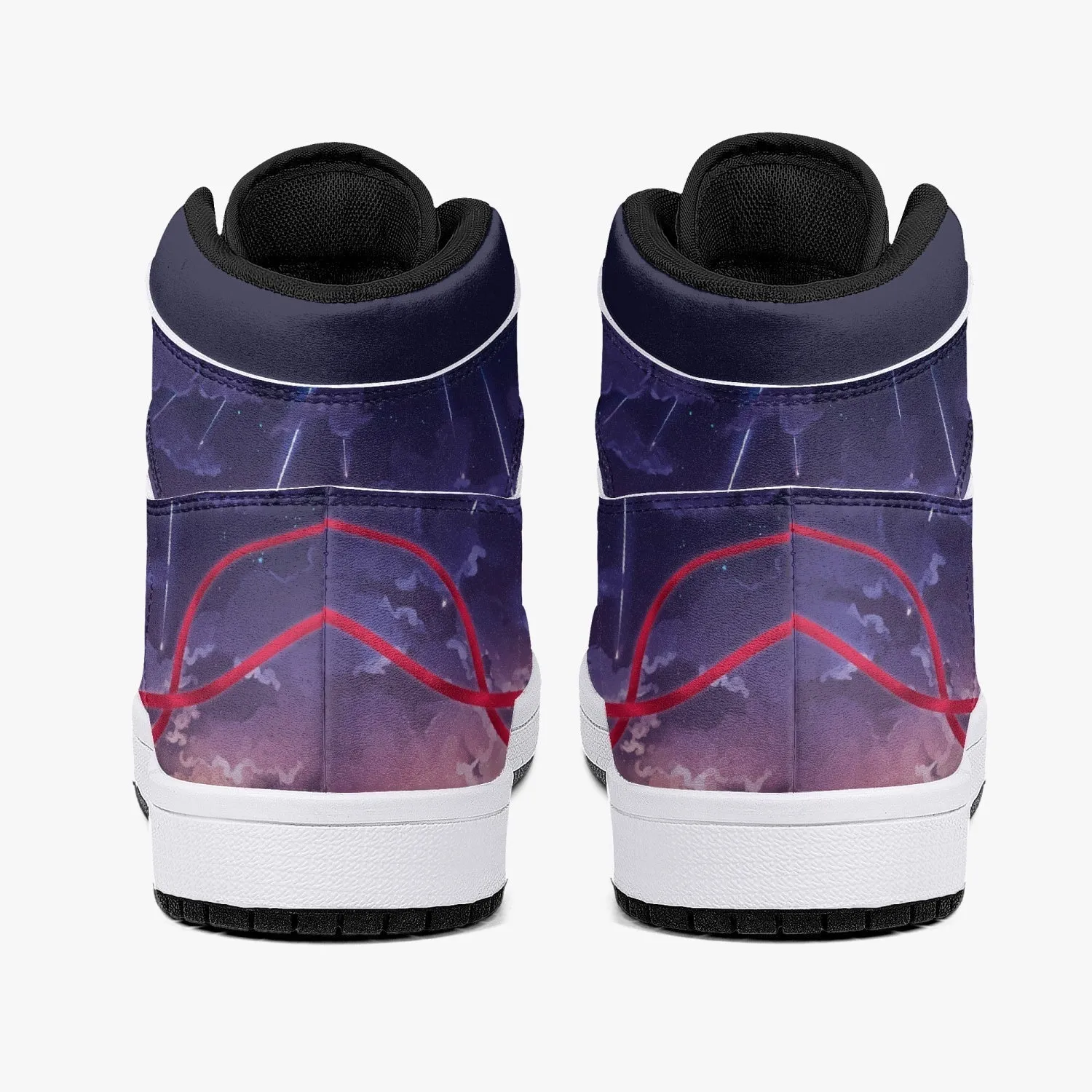 Mitsuha Miyamizu and Taki Tachibana Your Name Mid 1 Basketball Shoes