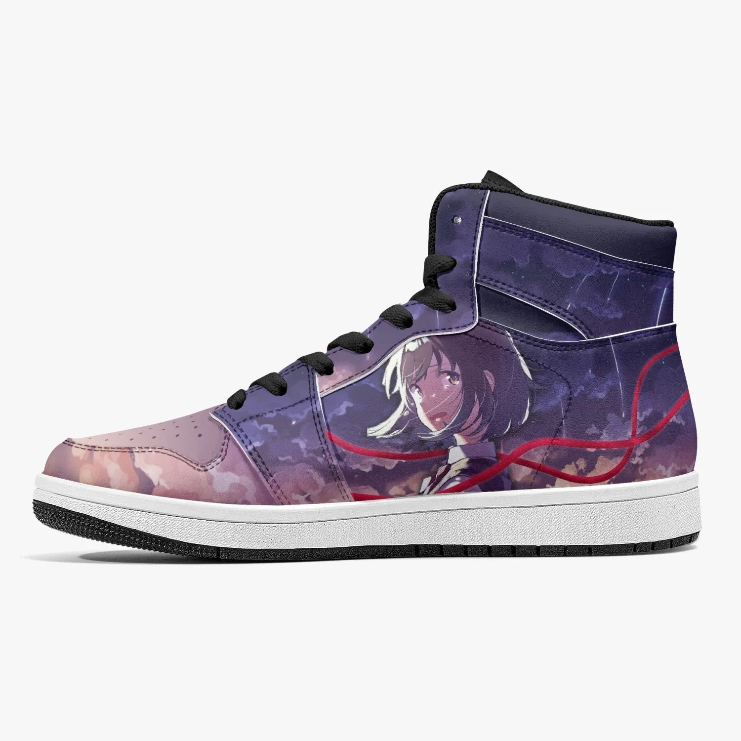 Mitsuha Miyamizu and Taki Tachibana Your Name Mid 1 Basketball Shoes