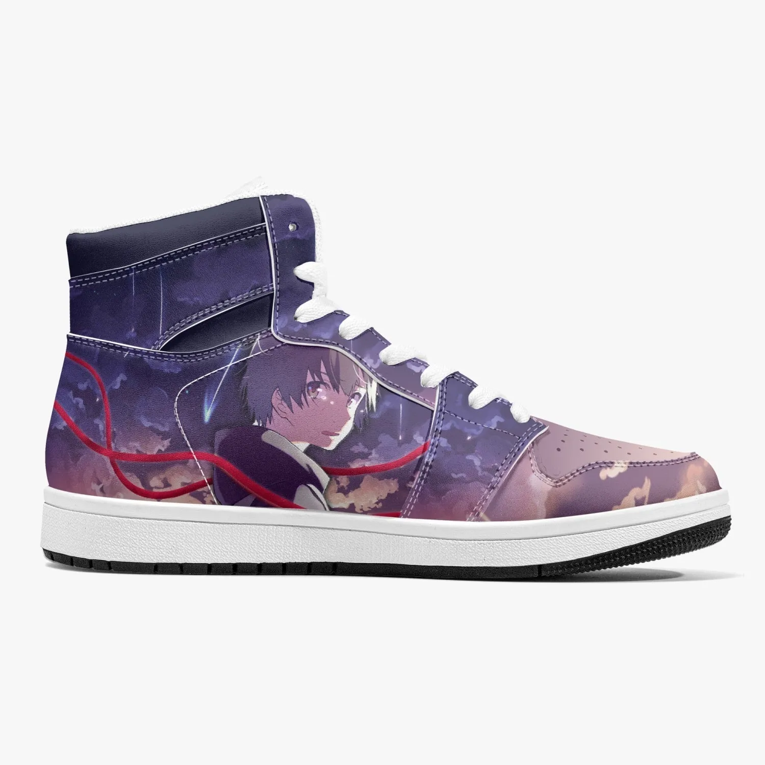Mitsuha Miyamizu and Taki Tachibana Your Name Mid 1 Basketball Shoes