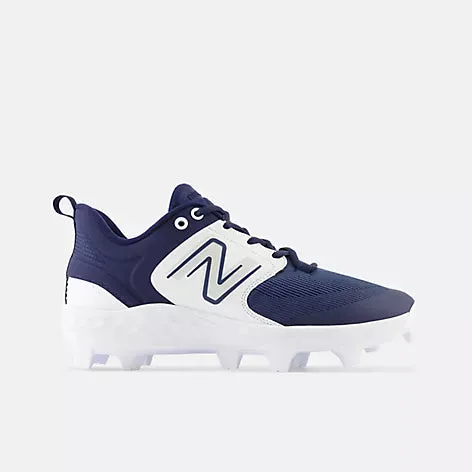 New Balance Fresh Foam 3000 v6 Molded Cleat - Navy w/ White