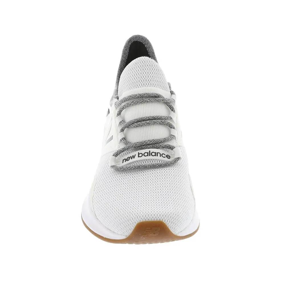 New Balance Women's Fresh Foam Roav V1 Sneaker, Nb White/Black, 9 M US