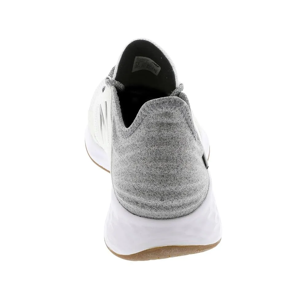 New Balance Women's Fresh Foam Roav V1 Sneaker, Nb White/Black, 9 M US