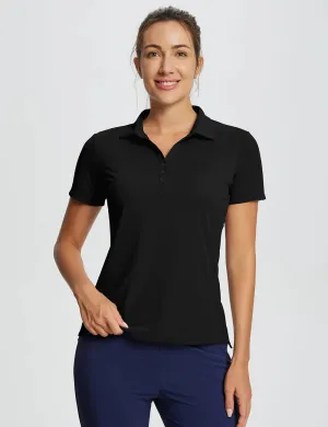 New with tags! Baleaf Women's Flyleaf UPF50  Polo Shirt in Black, Sz S Retails $42 